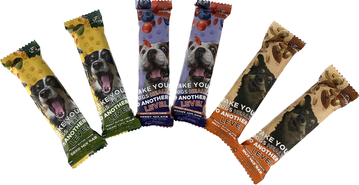 Mix Lot Dog Treat Berry Bars 6 Pack