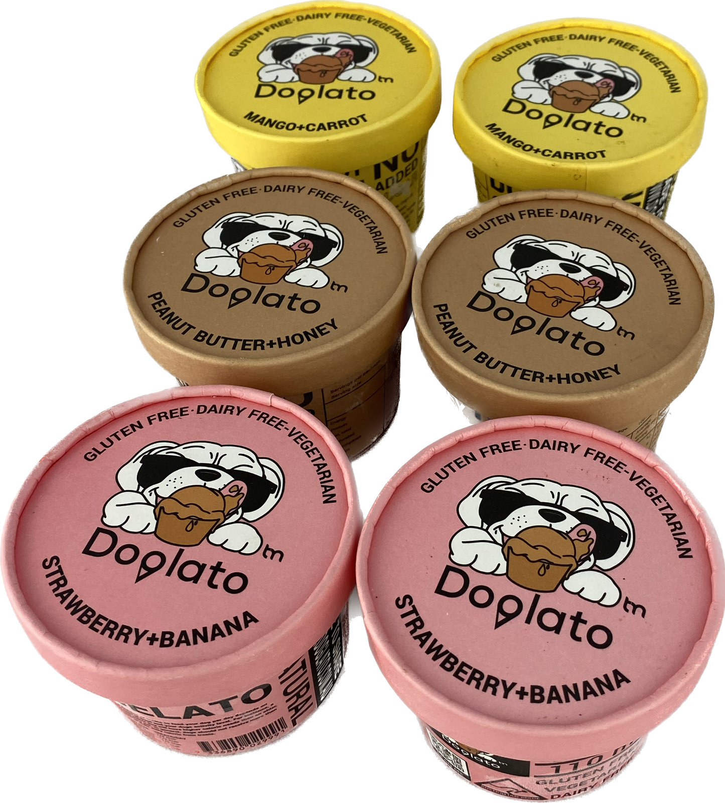 Variety pack Dog Ice Cream 6 Pack (GOULBURN PICK UP OR DELIVERY ONLY)